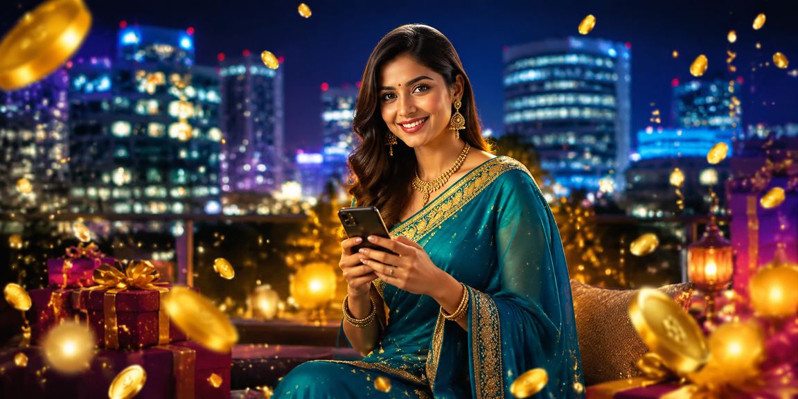 Indian casino app with vibrant graphics and user interface