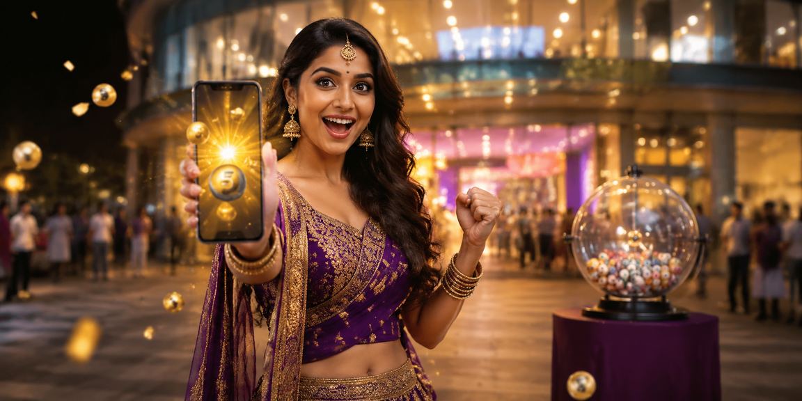 Playing Lottery on mobile with 734 in India